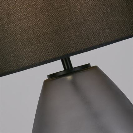 Searchlight - Lampada da tavolo DEVON 1x E27/60W/230V, nera