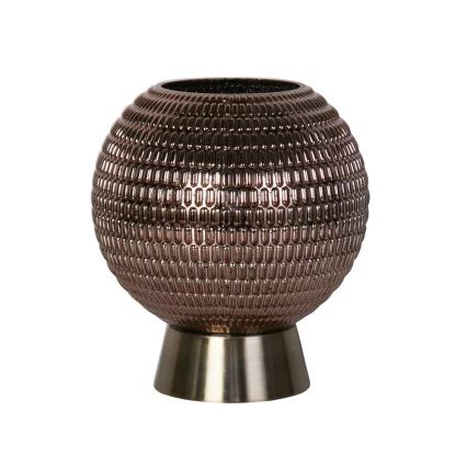 Searchlight - Lampada da tavolo LED MILA LED/0,6W/3xAAA marrone