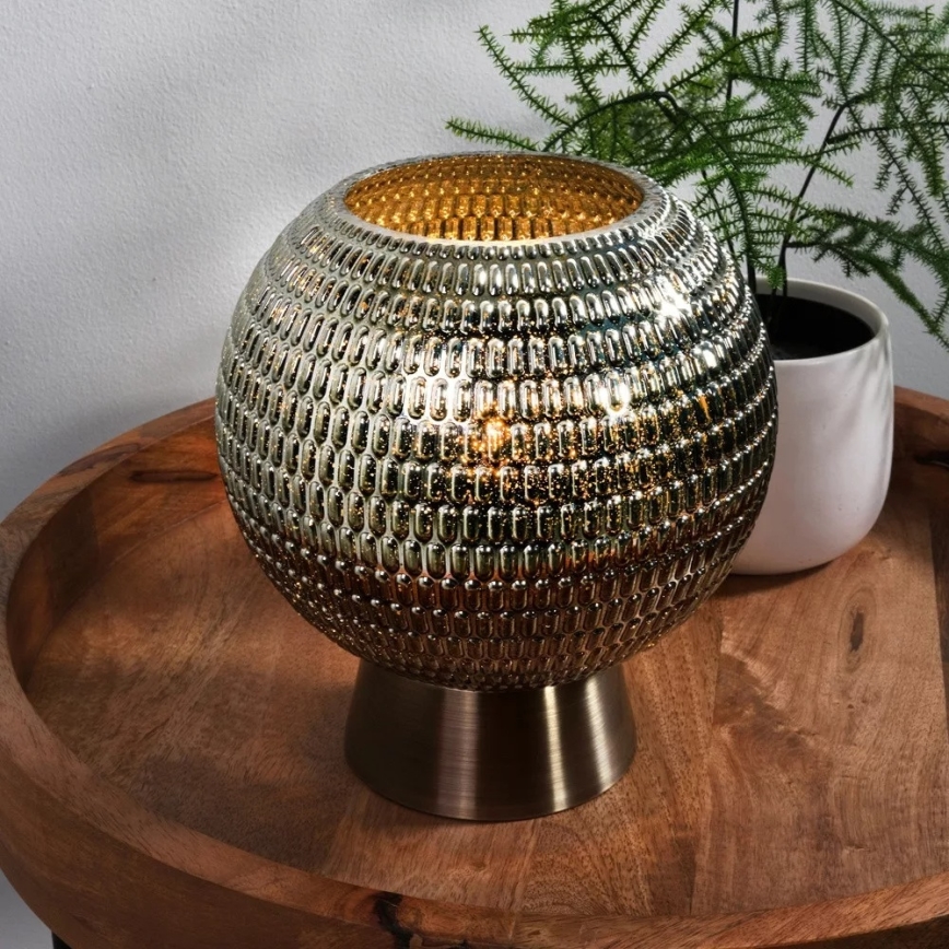 Searchlight - Lampada da tavolo LED MILA LED/0,6W/3xAAA verde