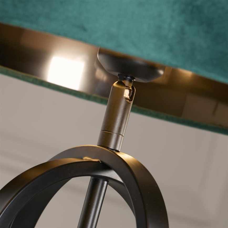 Searchlight - Lampada da tavolo CHIC 1xE27/60W/230V verde