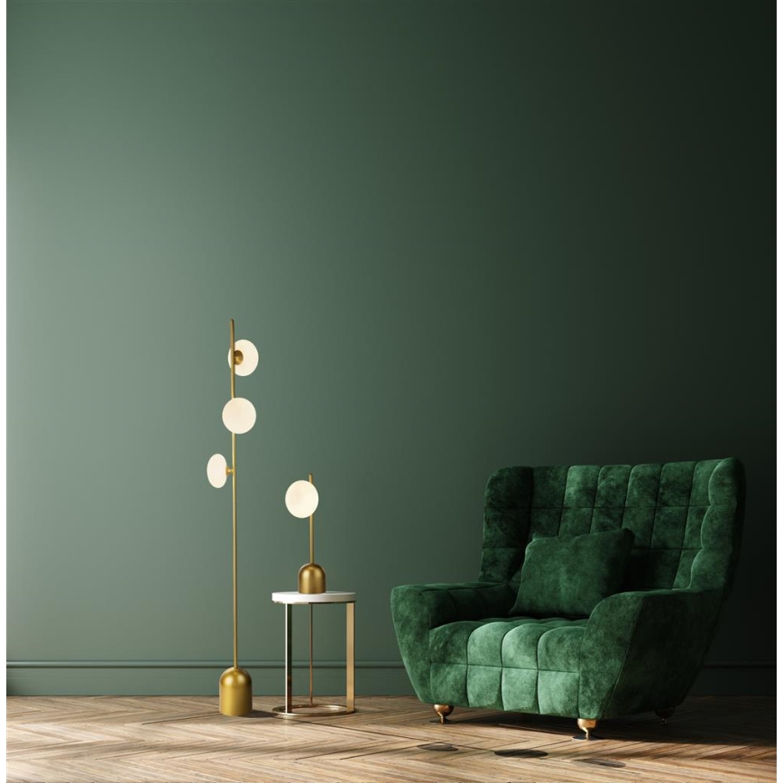 Searchlight - Lampada da tavolo PEBBLE 1xG9/7W/230V oro