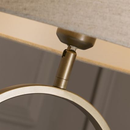 Searchlight - Lampada da tavolo MODISH 1xE27/60W/230V colore crema