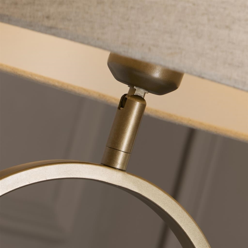 Searchlight - Lampada da tavolo MODISH 1xE27/60W/230V colore crema