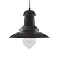 Searchlight - FISHERMAN lampada a sospensione con cavo 1xE27/60W/230V nero
