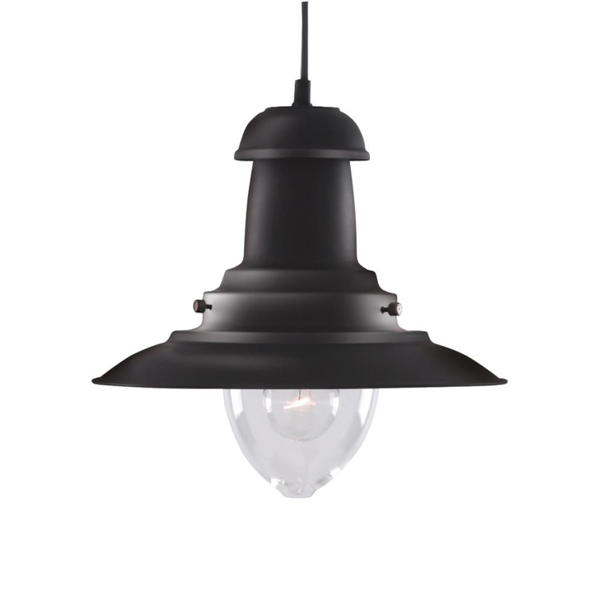 Searchlight - FISHERMAN lampada a sospensione con cavo 1xE27/60W/230V nero