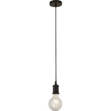 Searchlight - Lampada a sospensione con cavo 1xE27/60W/230V, nera