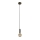 Searchlight - Lampada a sospensione con cavo di sospensione 1xE27/60W/230V in ottone