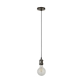 Searchlight - Lampada a sospensione con cavo SUSPENSION 1xE27/60W/230V antracite