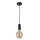 Searchlight - Lampada a sospensione con cavo SUSPENSION 1xE27/60W/230V nero