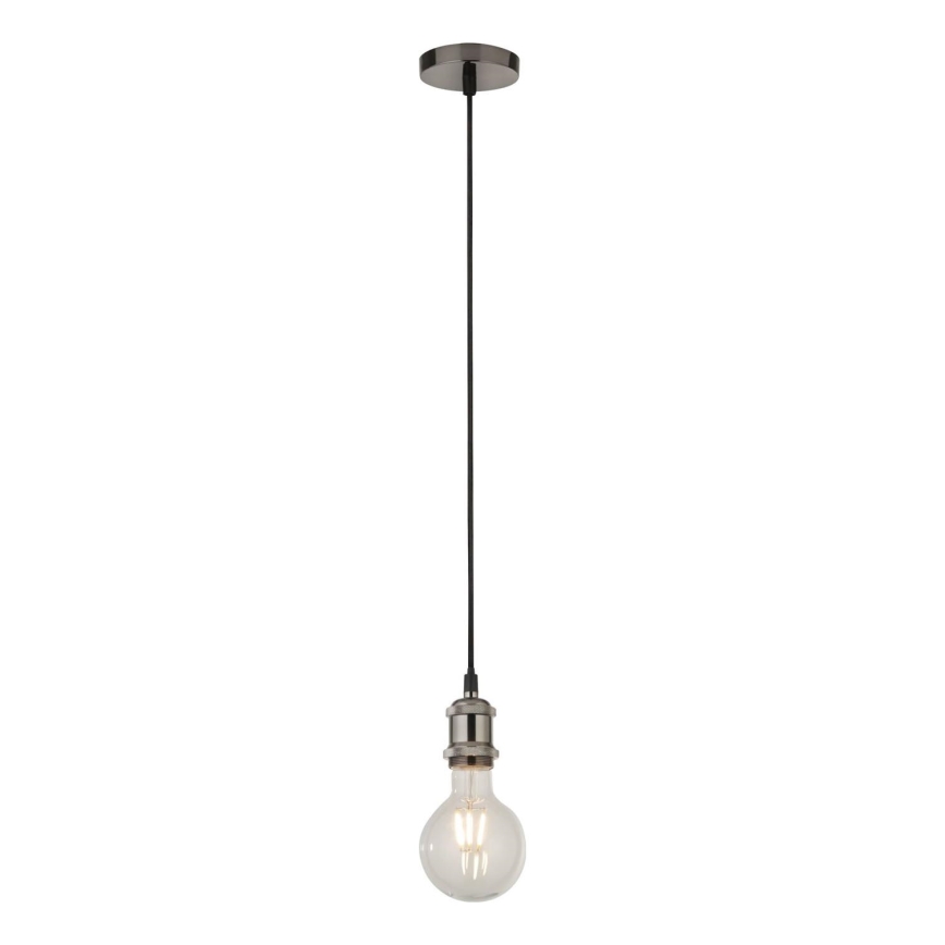 Searchlight - Lampada a sospensione su cavo SUSPENSION 1xE27/60W/230V argento