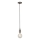 Searchlight - Lampada a sospensione su cavo SUSPENSION 1xE27/60W/230V argento