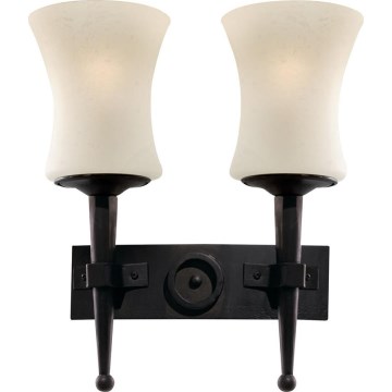 Searchlight - Lampada da parete CARTWHEEL 2xE27/60W/230V