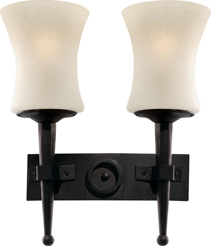 Searchlight - Lampada da parete CARTWHEEL 2xE27/60W/230V