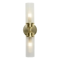 Searchlight - Lampada da parete IMPERIAL 2xG9/33W/230V in ottone