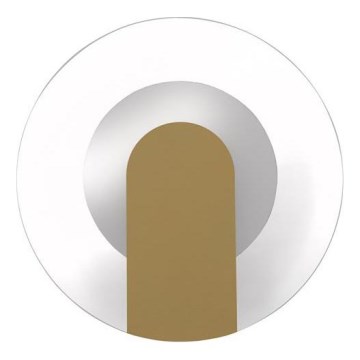 Searchlight - Lampada da parete LED TARGET LED/7W/230V dorata