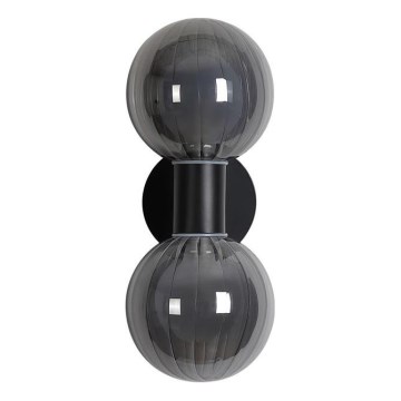 Searchlight - Lampada da parete LUMINSPHERE 2xG9/7W/230V nero