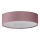 Searchlight  - Lampada da soffitto DRUM 3xE27/60W/230V Rosa