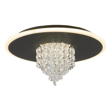 Searchlight - Lampada da soffitto LED dimmerabile DELUGE LED/20W/230V Ø 31,5 cm nero