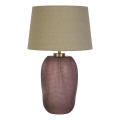 Searchlight - Lampada da tavolo AMETHYST 1xE27/60W/230V