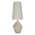 Searchlight - Lampada da tavolo APEX 1xE27/60W/230V Bianco/Grigio