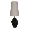 Searchlight - Lampada da tavolo APEX 1xE27/60W/230V nero/grigio