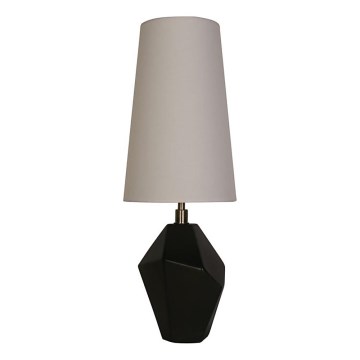 Searchlight - Lampada da tavolo APEX 1xE27/60W/230V nero/grigio