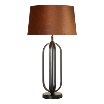 Searchlight - Lampada da tavolo CHIC 1xE27/60W/230V arancione