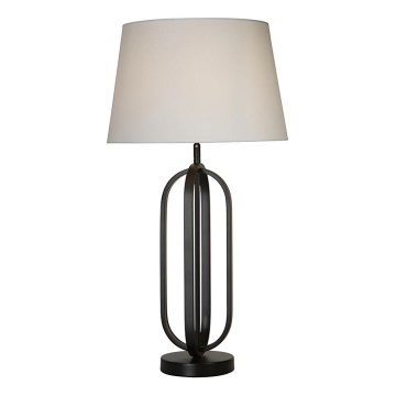 Searchlight - Lampada da tavolo CHIC 1xE27/60W/230V bianca