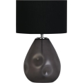 Searchlight - Lampada da tavolo DEVON 1x E27/60W/230V, nera