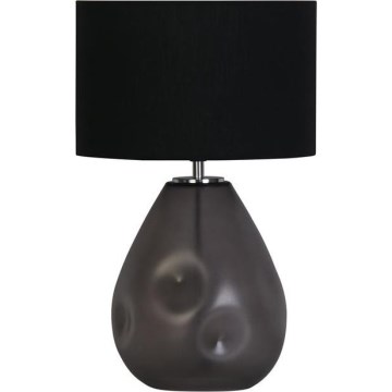 Searchlight - Lampada da tavolo DEVON 1x E27/60W/230V, nera