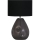 Searchlight - Lampada da tavolo DEVON 1x E27/60W/230V, nera