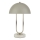 Searchlight - Lampada da tavolo DOME 1xG9/7W/230V argento