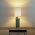 Searchlight - Lampada da tavolo FLASK 1xE27/60W/230V verde