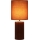 Searchlight - Lampada da tavolo GROOVE 1xE14/60W/230V bordeaux