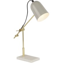 Searchlight - Lampada da tavolo ODYSSEY 1xE14/7W/230V grigio