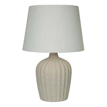 Searchlight - Lampada da tavolo PADSTOW 1xE27/60W/230V crema