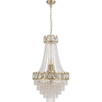 Searchlight - Lampadario a catena LOUIS PHILLIPE 6xE14/60W/230V