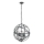 Searchlight - Lampadario a catena ORBIT 4xE14/60W/230V nero