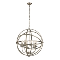 Searchlight - Lampadario a catena ORBIT 6xE14/60W/230V ottone