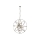 Searchlight - Lampadario a catena ORBIT 8xE14/60W/230V ottone