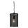 Searchlight - Lampadario a sospensione con catena FISHNET 1xE27/60W/230V nero