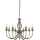 Searchlight - Lampadario a sospensione con catena ZANZIBAR 8xE14/60W/230V ottone