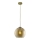 Searchlight - Lampadario a sospensione con filo BALL 1xE27/60W/230V marrone