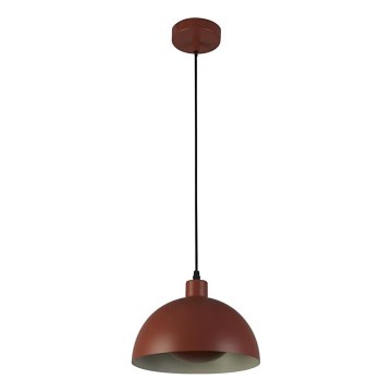 Searchlight - Lampadario a sospensione su cavo MARS 1xE27/60W/230V Ø 40 cm colore mattone