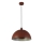 Searchlight - MARS lampada a sospensione con cavo 1xE27/60W/230V Ø 25 cm rosso mattone