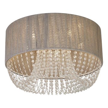 Searchlight - Plafoniera BELLANO 5xG9/7W/230V Ø 50 cm grigia