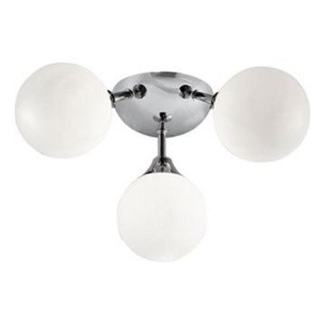 Searchlight - Plafoniera da bagno FLUSH 3xG9/33W/230V IP44 cromo opaco