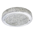Searchlight - Plafoniera LED FLUSH LED/24W/230V diametro 40 cm cromo