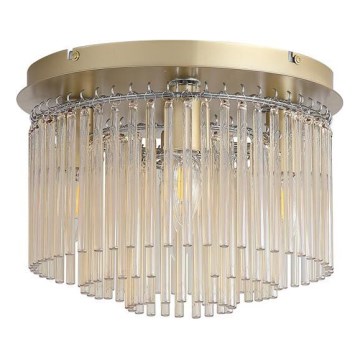 Searchlight - Plafoniera SWIZZLE 5xE14/60W/230V Ø 32 cm dorata