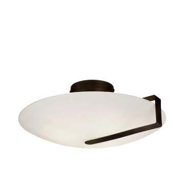 Searchlight - SUNDIAL Lampada da soffitto a 3 luci 3xE27/40W/230V nera